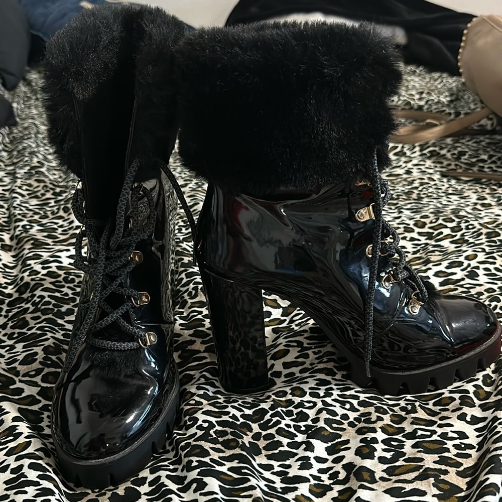 Black boots